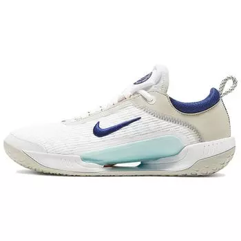 NikeCourt Zoom NXT White Deep Royal Blue Мужские кроссовки Light-Bone Dynamic-Turquoise DH0219-141 45