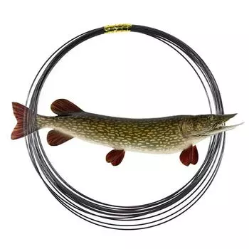 Никель-титановая рыболовная проволока 15 футов/4,6 м, устойчивая к перегибам титановая леска для ловли тунца, щуки, рыбалка в морской воде