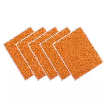 NiKiBysh Очистка кухонного масляного пятна бамбуковое волокно кухня без моющего средства сильный очиститель воды набор для протирки посуды автомобиль стол тарелка коммерческое оранжевое полотенце,