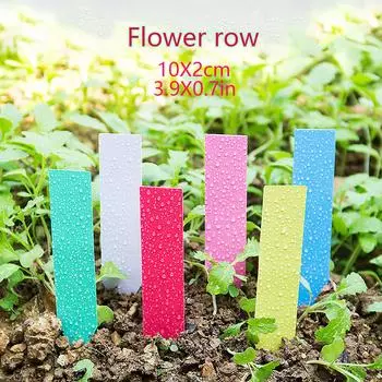 (Никита) 100 шт., вставная карточка для цветов, садовая этикетка для растений, вставная карточка (10x2cm) One Size