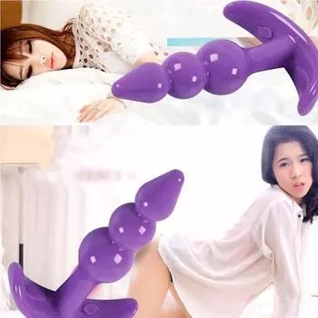 (Никита) 3 Lianzhu Якорь Тип Частотная вибрационная силиконовая анальная пробка One Size