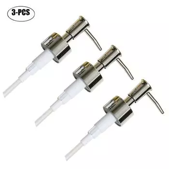 (Никита) 3 шт., кухонная раковина, дозатор для мыла, крышка, насос для лосьона, крышка от бутылки, гальваника, пластик для кухни, ванной комнаты One Size серебряный