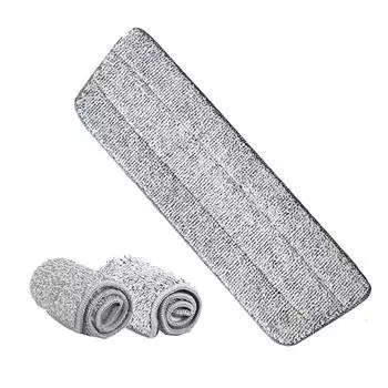 (Никита) 3 упаковки сменных насадок для швабры, подушечки для чистки из микрофибры для большинства швабр с распылителем и швабр с эффектом влажной и сухой уборки дома, коммерческой уборки (серый) One Size