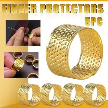 (Никита) 5 шт., защита для пальцев для шитья, квилтинга, вышивки, ремесла One Size белый