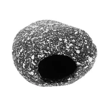 (Никита) Аквариумные украшения, небольшой декор для аквариума или мини-миски S серый