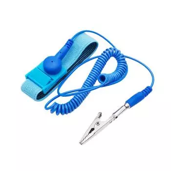 (Никита) Антистатический ремешок на запястье Ремешок на запястье Статическая формовка One Size синий