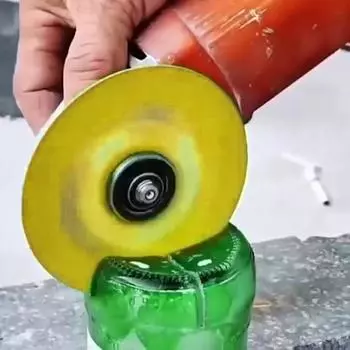 (Никита) Диск для резки стекла, тонкий пильный диск, резка стекла, керамики для угловой шлифовальной машины, 4-дюймовый ультратонкий алмазный пильный диск One Size жёлтый