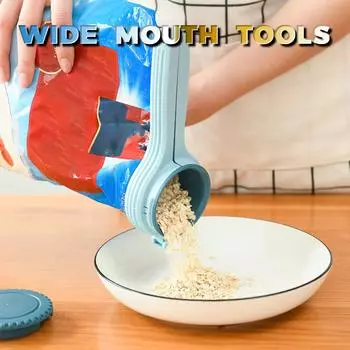 (Никита) Герметичный пакет для закусок из овсянки FreshKeeping с зажимом для пищевых продуктов One Size