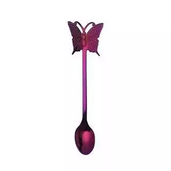 (Никита) Креативная ложка-бабочка из нержавеющей стали, десертный торт, чайный сервиз, кофейная ложка, кухонный набор One Size