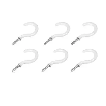 (Никита) Настенный одинарный крючок Одинарный крючок за дверью Крючок для халата из нержавеющей стали One Size белый