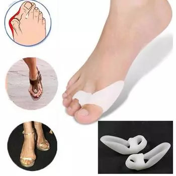 (Никита) Ортез Hallux Valgus Ортез большого пальца стопы Ортез вальгусной деформации большого пальца стопы Силиконовый разделитель пальцев