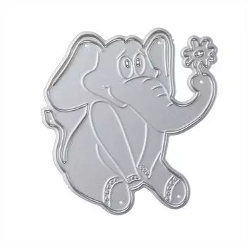 (Никита) Резка металла умирает трафарет DIY Скрапбукинг тиснение альбом бумажная карта ремесло E One Size серебряный