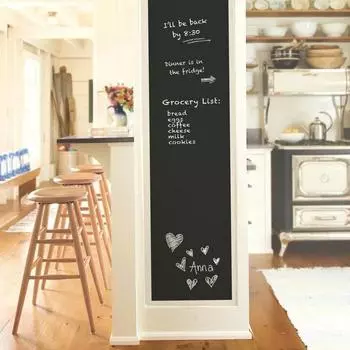(Никита) Съемная классная доска Wandaufkleber Rewritable Chalkboard Wall Sticker One Size чёрный