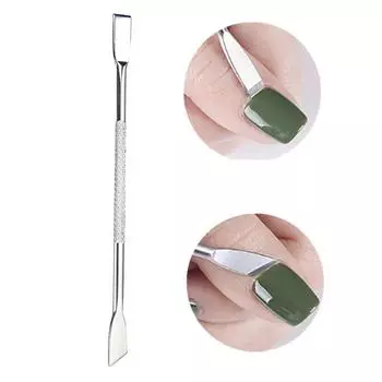 (Никита) Щипцы для ногтей, двойные инструменты для удаления нержавеющей стали, маникюрные инструменты для чистки ногтей One Size серебряный
