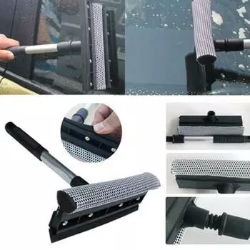 (Никита) Выдвижная резиновая губка для чистки окон для лобового стекла One Size