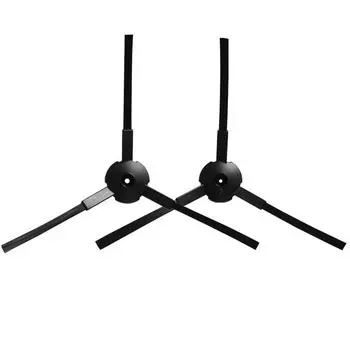 (Никита) Запасная боковая щетка из 2 предметов для зеркала Ecovacs DEEPOO DEEBOT Dibea CR120 S X500 One Size чёрный