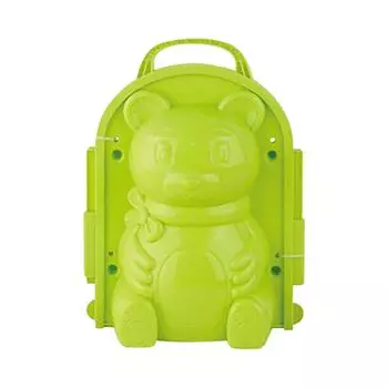 Nikitas мультфильм Медведь Снежок Изготовление зажимов Инструмент Игрушки Детские зимние игрушки для занятий спортом на открытом воздухе 22*16.5*10.5CM зелёный