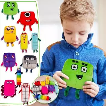 Nikitas очаровательная кавайная математическая просветительская игрушка для детей, мягкая плюшевая игрушка, кукла, милая мягкая игрушка, подарки One Size