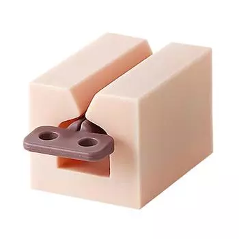 Nikitas пластиковый тюбик для зубной пасты, удобный диспенсер, роликовый держатель, принадлежности для ванной комнаты B белый