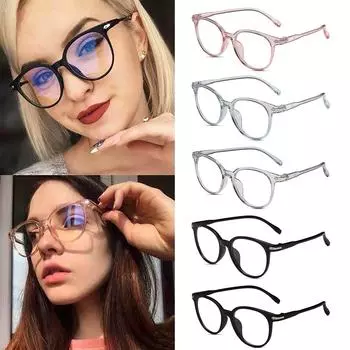 Никитас Желейная оправа для очков без синего света Плоское зеркало без синего света One Size чёрный