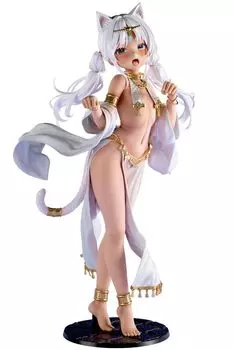 Nikkan Girl Brown Cat Girl Marumaru масштаб окрашенная готовая фигурка 1/4