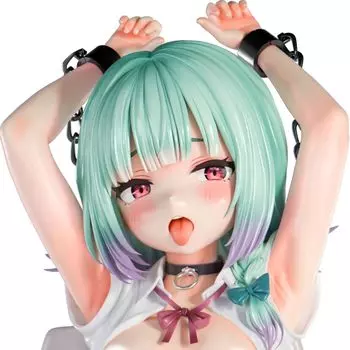 Nikkan Girl Futanari Girl in the Sex Treatment Toilet Midori Scale Painted Complete Figure 1/6