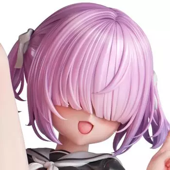 Nikkan Girl Mekakure Kanojo раскрашенная готовая фигурка Ю-чан 1/4 в масштабе