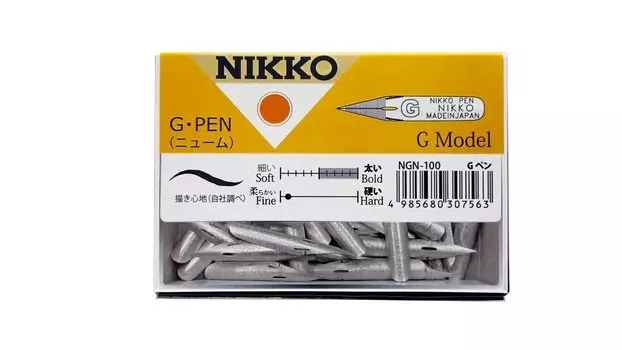 Nikko Nib NG Pennum 100 штук NGN100 серебряный