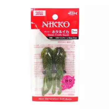 Nikko Soft Lure Dappy Firefly Squid Scented, 3 дюйма, 2 шт. в упаковке 516 (5164)