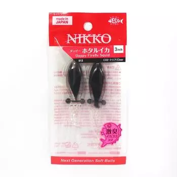 Nikko Soft Lure Dappy Firefly Squid Scented, 3 дюйма, 2 шт. в упаковке 512 (5126)