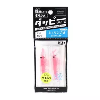 Nikko Soft Lure Dappy Okiami с ароматом креветок, 1,6 дюйма, M 2 шт./упаковка (8325)