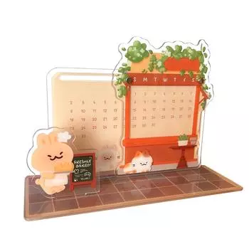 Никогда не истекающий календарь Стенды Календарь Креативный Прозрачный Акриловый Раздвижной Календарь Украшения One Size