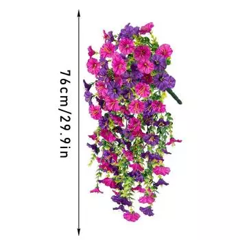 Nil Ipomoea Artificial Flower Vine Wall Decor With Plastic Flowers Parties For