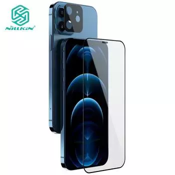 NILLKIN 2-в-1 HD полное покрытие из закаленного стекла для iPhone 12 Pro Max/12 Mini/12 Pro, защита от царапин, защита экрана камеры IPHONE12