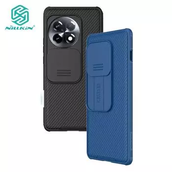 NILLKIN Чехол CamShield Pro для OnePlus Ace 2 Pro, чехол для телефона, слайдер для камеры, защита, роскошный TPU + PC, противоударный чехол для задней панели For OnePlus Ace2 Pro чёрный