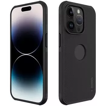 NILLKIN Чехол для iPhone 14 Pro Max / 13 Pro / 12 / 14 Plus Тонкий защитный чехол с защитой от царапин и отпечатков пальцев PC + TPU&For iPhone 12 чёрный