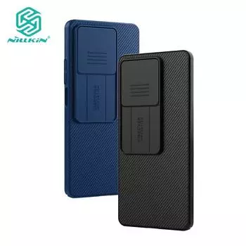 Чехол Nillkin CamShield для телефона Xiaomi Redmi Note 13 5G, защитный слайдер для камеры, роскошный жесткий противоударный чехол для задней панели из ПК For Redmi Note 13 5G чёрный