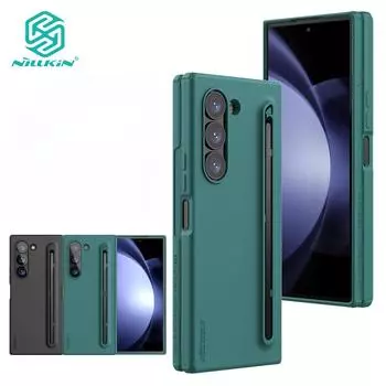 NILLKIN Чехол Flex Pure Fold для Samsung Galaxy Z Fold 6 с держателем для ручки, защитный чехол от падения, версия S Pen For Samsung Galaxy Z Fold 6 чёрный