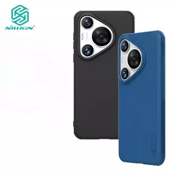 NILLKIN Чехол Super Frosted Shield Pro для Huawei Pura 70, ультратонкий матовый чехол из ТПУ + ПК с защитой от отпечатков пальцев и защитой от ударов For Huawei Pura 70 чёрный
