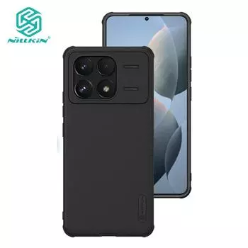 NILLKIN Чехол Xiaomi Poco F6 Pro Redmi K70 Pro Super Frosted Shield Pro с тонкой матовой защитой от отпечатков пальцев и защитой от ударов Redmi K70 / K70 Pro чёрный