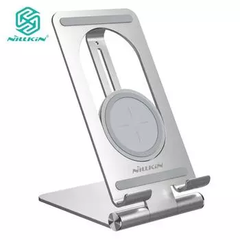 NILLKIN для iPad Pro 11 12,9 планшета, подставка для беспроводной зарядки, 15 Вт, регулируемая угловая подставка для беспроводной зарядки