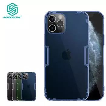 NILLKIN для iPhone 12 Pro Max 12 mini Чехол Nature TPU Ультратонкая задняя крышка Soft Shell iPhone 12 Mini прозрачный белый