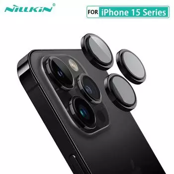 NILLKIN для iPhone 15 Pro Max Защитная пленка для объектива камеры Водонепроницаемое полное покрытие закаленное стекло для iPhone 15 Plus