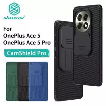 NILLKIN Для OnePlus Ace 5 Pro Чехол для телефона CamShield Pro Защитная задняя крышка для камеры OnePlus Ace 5 чёрный