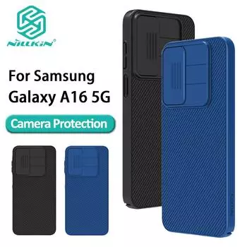 NILLKIN Для Samsung Galaxy A16 5G Чехол для телефона CamShield Защитная задняя крышка для камеры Samsung Galaxy A16 5G синий