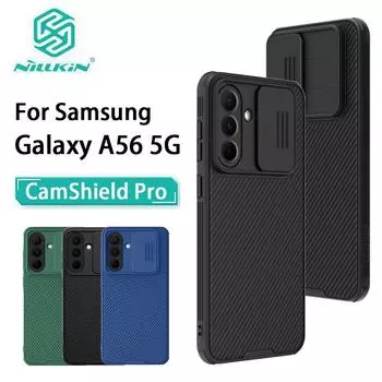 NILLKIN Для Samsung Galaxy A56 5G чехол для телефона CamShield Pro защитная задняя крышка для камеры Samsung A56 5G чёрный