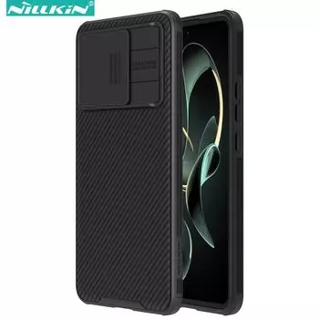 Nillkin для Xiaomi 13T Pro/13T/12T Pro/12T/11T Pro/11T/12 чехол для телефона CamShield Pro ПК + ТПУ со сдвижной крышкой камеры for Xiaomi 13T Pro чёрный