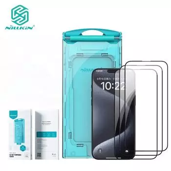NILLKIN EZ SET закаленное стекло для iPhone 15 Pro Max 15 Plus 15 Pro защитное стекло с инструментом для установки For iPhone 15pro max