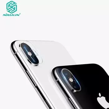 NILLKIN iPhone X и XS Защитная пленка для задней линзы телефона, противовзрывная пленка из закаленного стекла