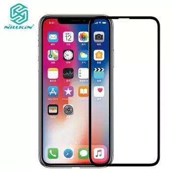 NILLKIN iPhone XS X 3D CP Max Полное покрытие, противовзрывная пленка из закаленного стекла